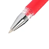 Набор гелевых ручек Calligrata, 3 цвета, узел 0.7 мм, резиновый упор, в блистере на кнопке