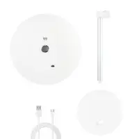 Настольное зеркало для макияжа с подсветкой ML-01 ISA белое