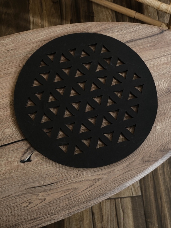 Панно резное МДФ "Цветы", 40х40х0,6 см