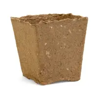 Горшок для рассады, 700 мл, 9.5&times;9.5&times;10 см, торф, набор 20 шт.