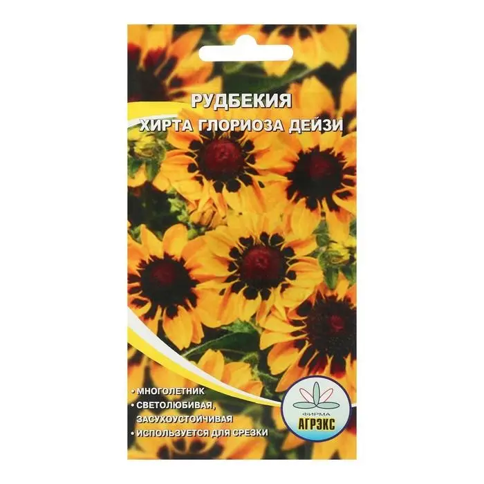 Семена цветов Рудбекия  Семена цветов Рудбекия "Хирта Глориоза Дейзи", 0,1 г