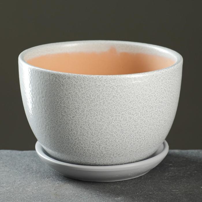 Горшок цветочный  Горшок цветочный "Антик" серый, 1,65л