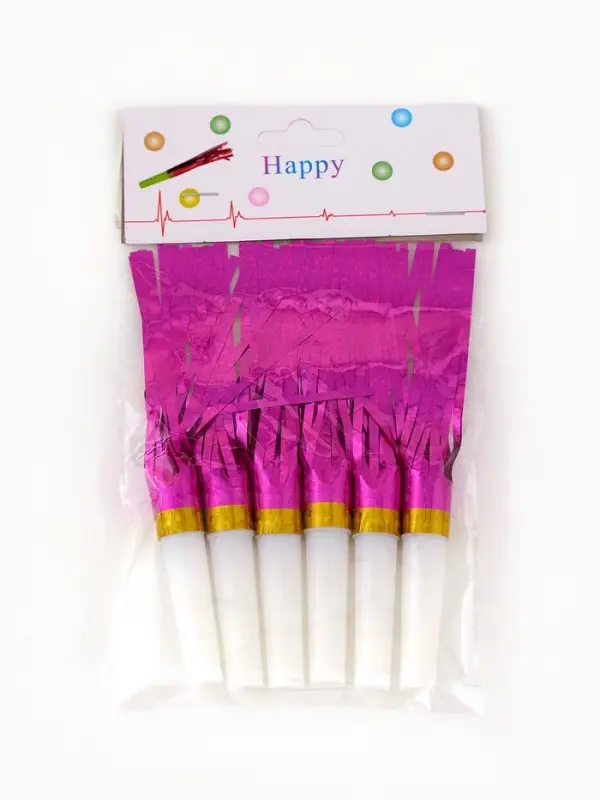 Карнавальный язычок «Дождик» цвета МИКС, 6 шт