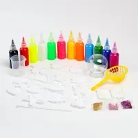 Набор для опытов &laquo;Водные фигурки&raquo;, 14 молдов, 12 цветов, в контейнере