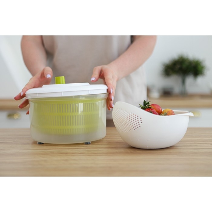 Дуршлаг кухонный Доляна «Радуга», 22×16,5×12 см, цвет МИКС Дуршлаг кухонный Доляна «Радуга», 22×16,5×12 см, цвет МИКС