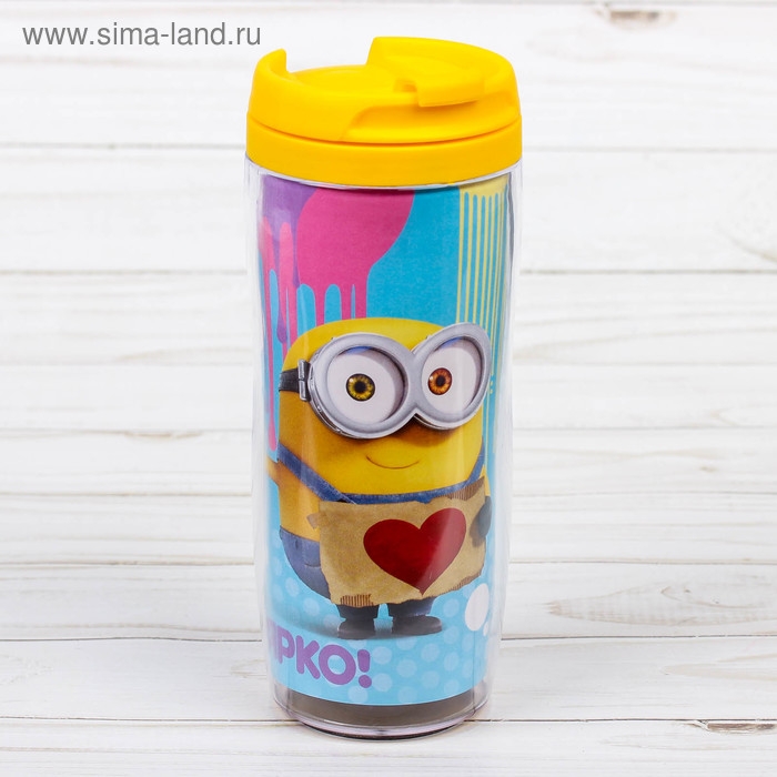 Термостакан  Термостакан "Живи ярко!" Гадкий Я, 350 мл