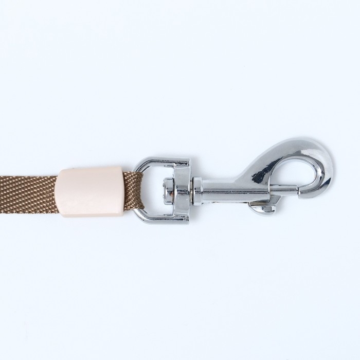 Рулетка с системой эффективного скручивания поводка, 3 м, до 15 кг, бежево-зелёная Рулетка с системой эффективного скручивания поводка, 3 м, до 15 кг, бежево-зелёная