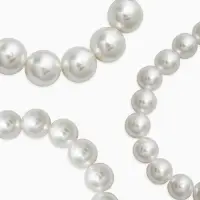 Браслет "Бусины жемчуга" (набор 3 шт), №10,12.14, цвет белый Браслет "Бусины жемчуга" (набор 3 шт), №10,12.14, цвет белый