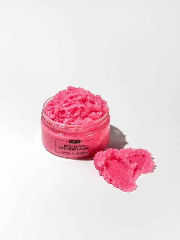 Скраб для тела Semily с малиной и мятой, 300 мл Скраб для тела Semily с малиной и мятой, 300 мл