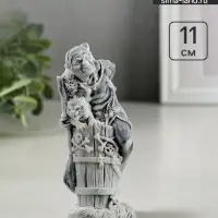 Фигурка &laquo;Баба Яга в ступе&raquo;, 11 см