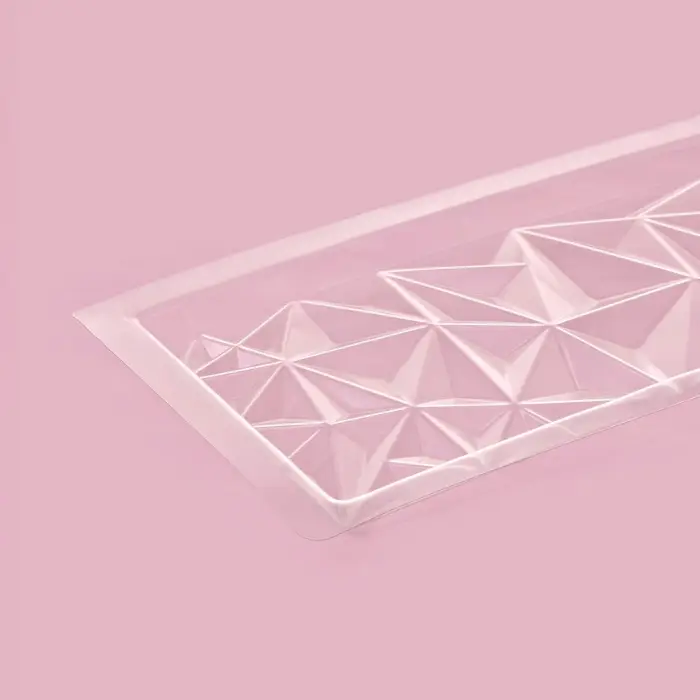 Форма для шоколада «Геометрия», пластик, 20,5×10×1 см, прозрачная