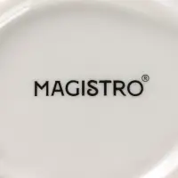 Салатники Magistro «Церера», набор 2 шт., 15.3×13×5.5 см, фарфор, белые Салатники Magistro «Церера», набор 2 шт., 15.3×13×5.5 см, фарфор, белые
