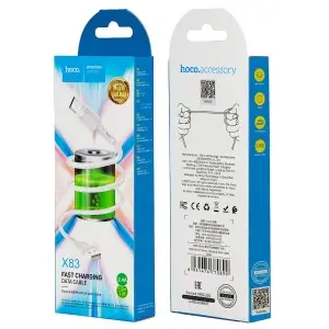 Кабель X83 HOCO USB на MicroUSB 1M 2.4A белый