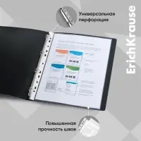 Файл - вкладыш ErichKrause Standard Plus, А4, 40 мкм, тиснение, вертикальный, 10 штук