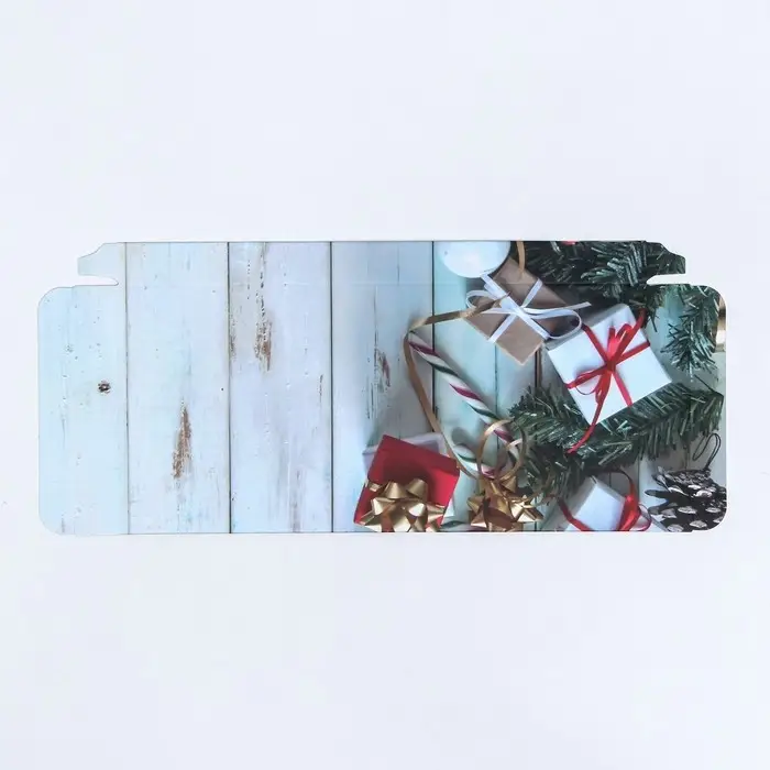 Коробка для шоколада без окна «Елка с игрушками», 17.1×8×1.4 см Коробка для шоколада без окна «Елка с игрушками», 17.1×8×1.4 см