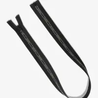 Молния &laquo;Трактор&raquo;, №5, разъёмная, замок автомат, 70 см, чёрная, белая, жёлтая