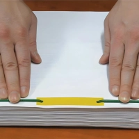 Механизм для скоросшивателя разъемный Attache металл/пластик,10 шт.,зеленый