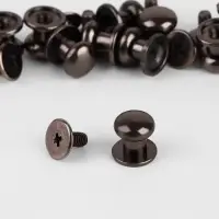 Кобурный винт d=7.9/8.5&times;8.5 мм, 10 шт., цвет чёрный никель