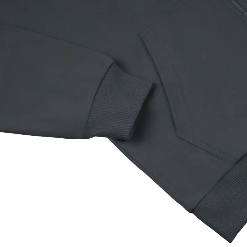 Толстовка на молнии с капюшоном Siverga 2.0, темно-серая (графит), размер XS Толстовка на молнии с капюшоном Siverga 2.0, темно-серая (графит), размер XS