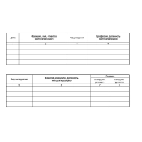 Журнал противопожарного инструктажа на рабочем месте ОТ-14