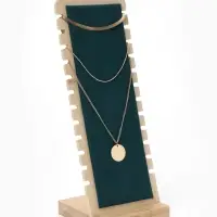 Подставка под цепочки QF, на 12 мест, 10&times;10&times;26, зелёная