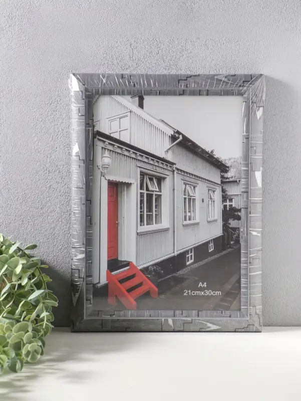 Фоторамка пластик формат А4 см "Моррис" тёмно-серый 29,8х25х2 см