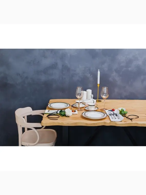 Лента репсовая, 6 мм, 23&plusmn;1 м, чёрная №39