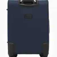 Чемодан на колёсах TEXTURA, с увеличением, кодовый замок, 42&times;26&times;68 см, 24", синий