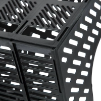 Лоток вертикальный Attache 4отделения сборный черный