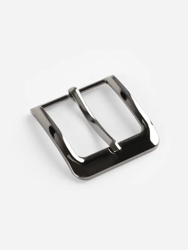 Пряжка для ремня, 5.5&times;5.2 см, 40 мм, цвет чёрный никель