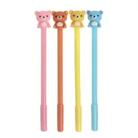 Ручка-прикол Calligrata &laquo;Мишка&raquo;, синий стержень, гелевая, МИКС