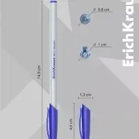 Ручка шариковая ErichKrause Neo Stick Metallic, узел 0.7 мм, синяя