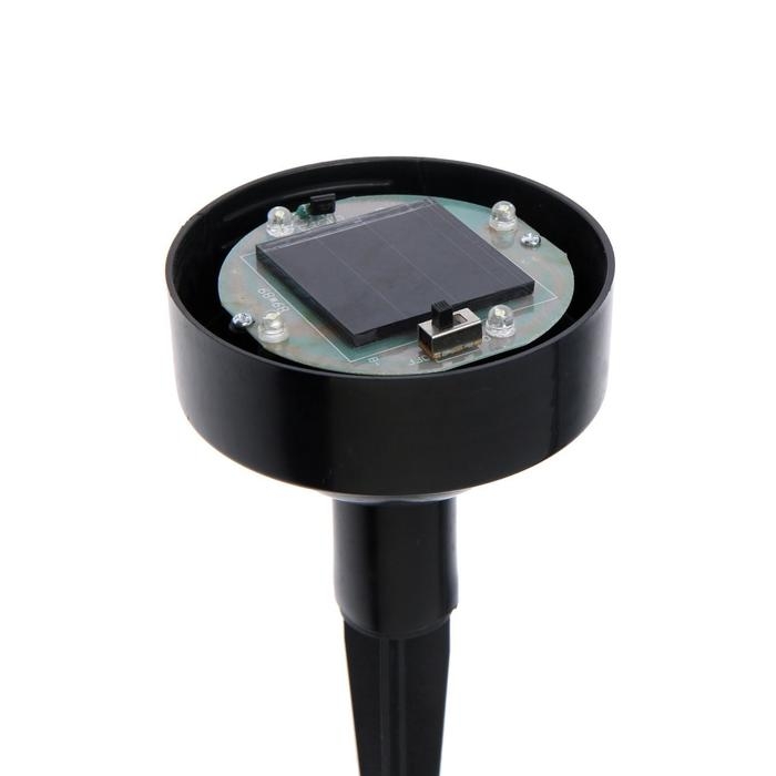 Садовый светильник на солнечной батарее «Большой шар», 20×42×20 см, 4 LED, свечение белое Садовый светильник на солнечной батарее «Большой шар», 20×42×20 см, 4 LED, свечение белое