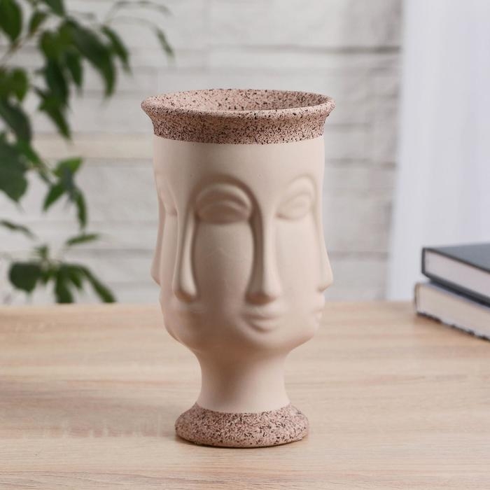 Ваза керамика Ваза керамика "Взгляд изнутри" 11х19,5 см МИКС