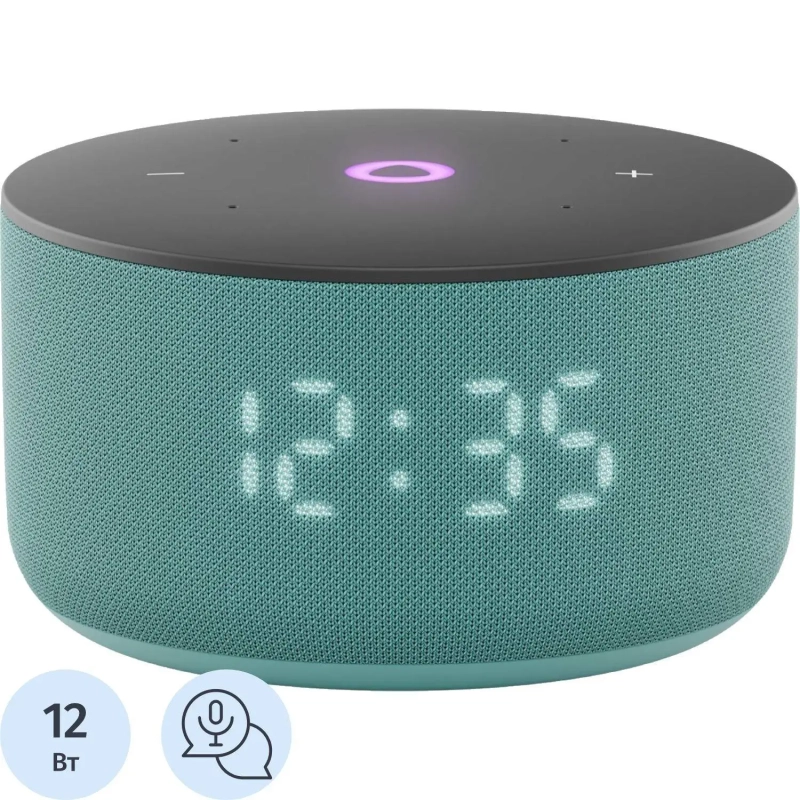 Умная колонка Яндекс Станция Мини 3 с Алисой на YaGPT бирюз (YNDX-00027TRQ)