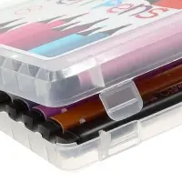 Фломастеры 18 цветов BRIGHT COLORS JUMBO, утолщенные, в пластиковом пенале