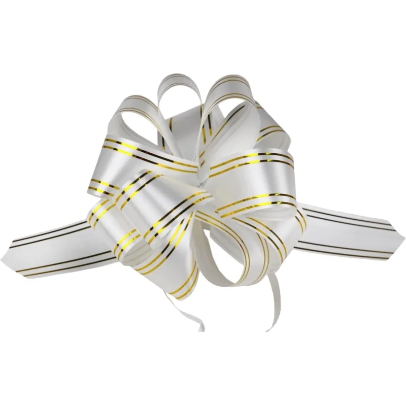 Бант - шар Золотое сечение, 3 см, белый БЛ-6483
