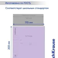 Тетрадь 18 листов в линейку ErichKrause &laquo;Классика&raquo;, обложка мелованный картон, МИКС