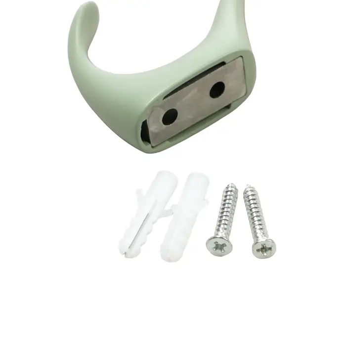 Крючок мебельный CAPPIO HEEL, двухрожковый, цвет зеленый