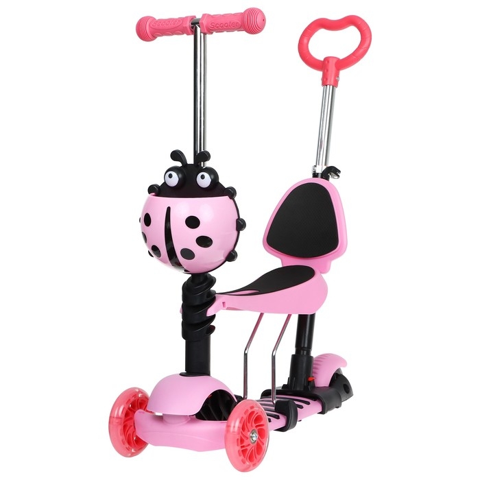 Самокат 5 в 1 GRAFFITI, колёса световые PU 120/80 мм Самокат 5 в 1 GRAFFITI, колёса световые PU 120/80 мм