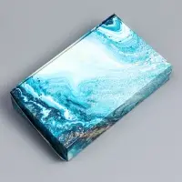 Коробка складная с окном &laquo;Мрамор&raquo;, 20&times;12&times;4 см