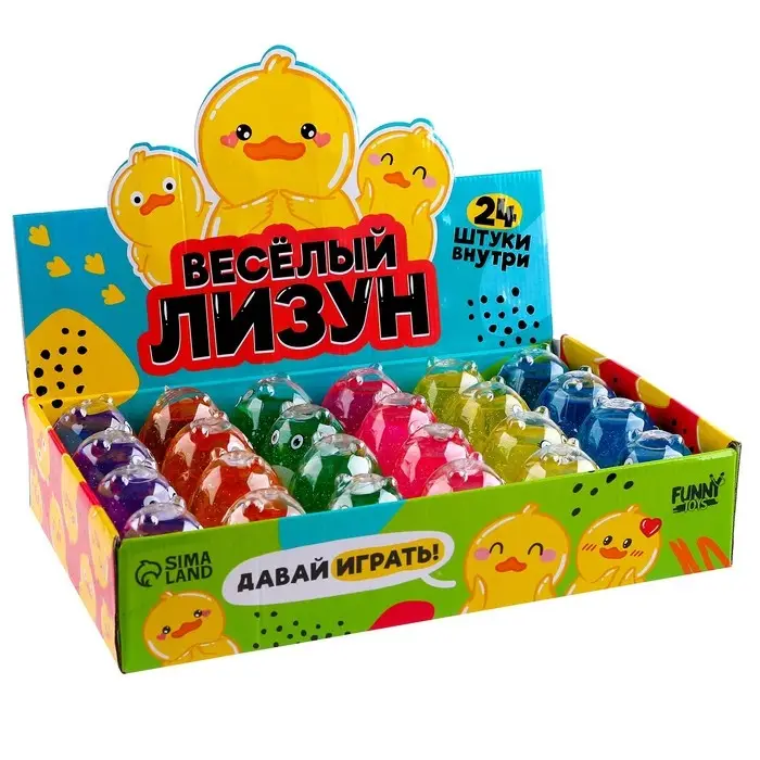 Лизун - слайм Funny toys &laquo;Птичка&raquo;, МИКС