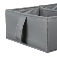 VETTA Органайзер, 2 отделения, 20х30х10 см, Швеция, полиэстер серый