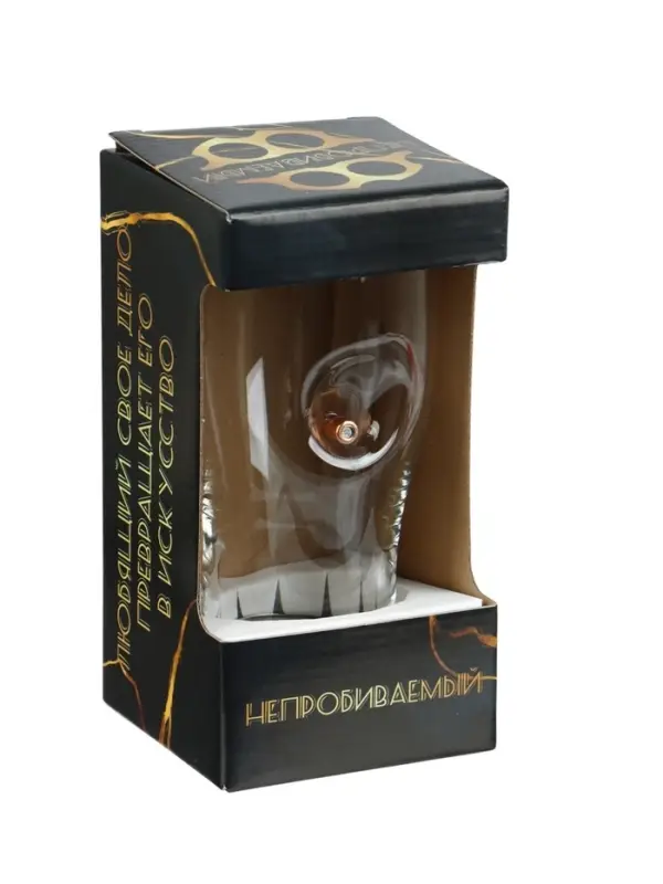 Бокал для пива с пулей &laquo;Непробиваемый&raquo;, 500 мл