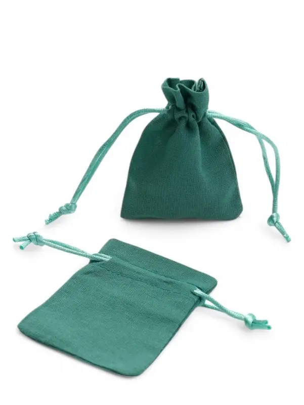 Мешочек подарочный «Хлопок», 7×9 см, тиффани