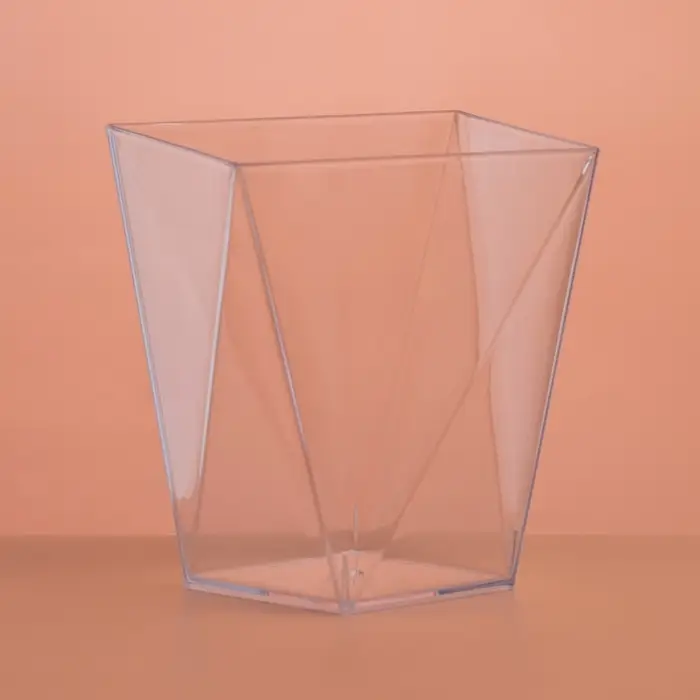 Форма пластиковая одноразовая для фуршета «Рубин», 90 мл, прозрачная