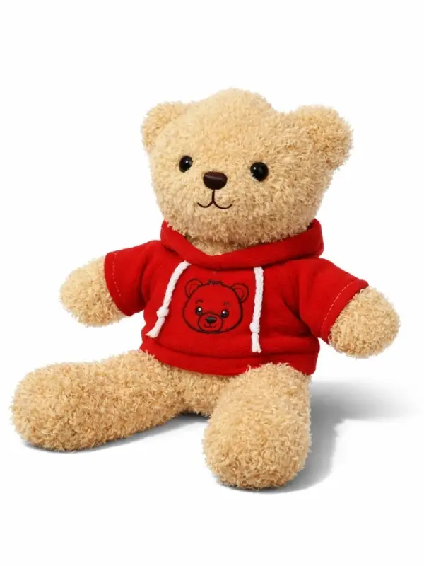 Мягкая игрушка &laquo;Медведь&raquo;, в кофте, 30 см, красная