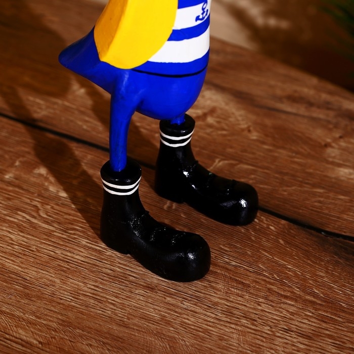 Сувенир Сувенир "Утка-морячок" дерево 27 см