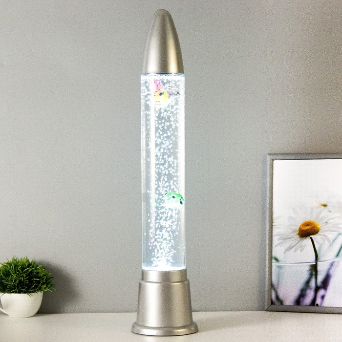 Светильник  Светильник "Ракета" LED, лава, аквариум h=60 см RISALUX