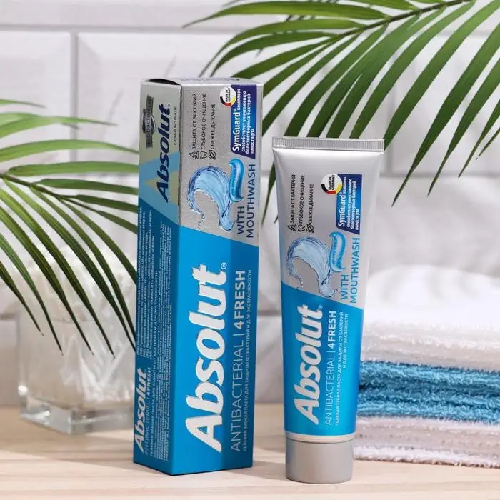 Зубная паста Зубная паста "ABSOLUT" antibacterial 4FRESH, 110 г